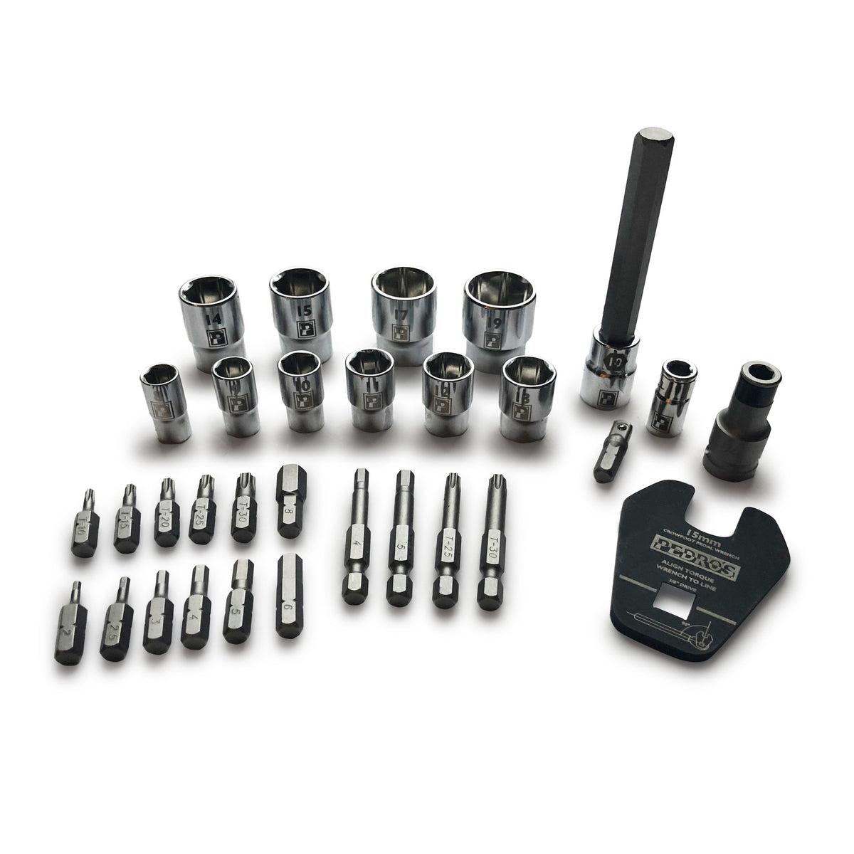 Pro Bit and Socket Set - 31 piece – Pedro's NA Pro Bit and Socket Set - 31 piece – Pedro's NA