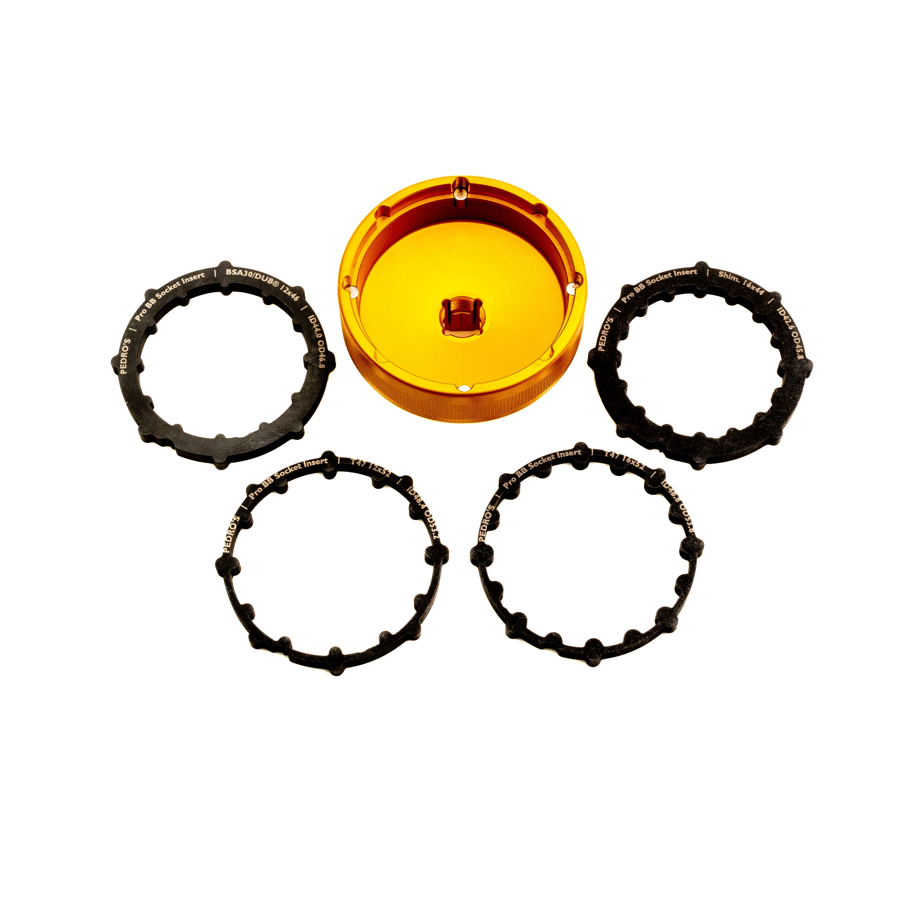 Pro BB Socket, 5pc Set – Pedro's NA